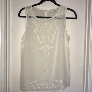 Cynthia Rowley Cut Out Silk Blouse BRAND NEW